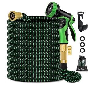 buheco garden hose black n green 50 ft durable